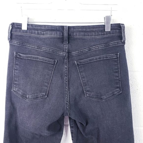 Evereve The Ever Straight High Rise Fit Jean Washed Black Women's Size 29 - Picture 6 of 11